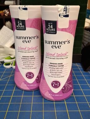 Summer's Eve Island Splash pH-Balanced Cleansing Wash 1 Bottle 444ml New